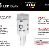 Diode Dynamics 194 LED Bulb HP5 LED - Blue (Pair)