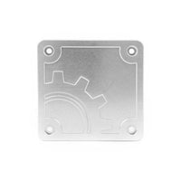 BuiltRight Industries 2020 Jeep Gladiator Bed Plug Plate Cover (Alum) - Silver