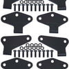 Kentrol 07-18 Jeep Wrangler JK Body Door Hinge Set 8 Pieces 4 Door - Textured Black