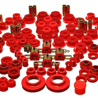 Energy Suspension 97-06 Jeep Wrangler TJ Red Hyper-Flex Master Bushing Set