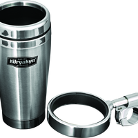 Kuryakyn Drink Holder With Stainless Steel Mug 1in Bar Clamp Chrome