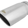 aFe Universal Bolt On Exhaust Tip Polished 5in Inlet x 6in Outlet x 12in Long