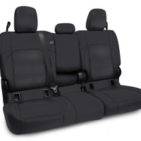 PRP 2020+ Jeep Gladiator JT Rear Bench Cover with Leather Interior - All Black