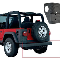 Bushwacker 97-06 Jeep Wrangler Trail Armor Rear Corners - Black