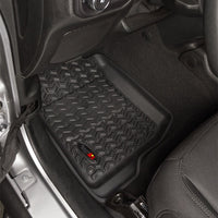 Rugged Ridge Floor Liner Front Black 2018-2020 Jeep Wrangler 2020 Gladiator JL / JT