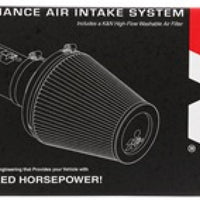 K&N 12-18 Jeep Wrangler V6-3.6L High Flow Performance Intake Kit (12-15 CARB Approved)