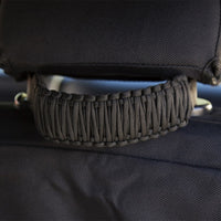 Rugged Ridge Paracord A-Pillar/Seat Mnt Hdle Black 07-18 Jeep Wrangler JK