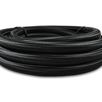 Vibrant -10 AN Black Nylon Braided Flex Hose .56in ID (50 foot roll)