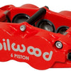 Wilwood Caliper-Forged Narrow Superlite 6R-R/H 1.75/1.25in/1.25in Pistons 1.25in Rotor - Red