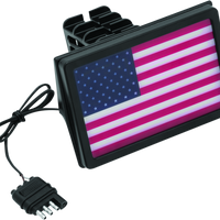 Kuryakyn Freedom Flag LED Hitch Cover Black