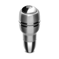 Momo Automatico Shift Knob - Aluminum, Chrome Insert