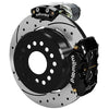 Wilwood Forged Dynalite Rear Electronic Parking Brake Kit -Black Powder Coat Caliper - SRP D/S Rotor