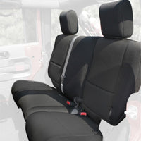 Rugged Ridge Seat Cover Kit Black 11-18 Jeep Wrangler JK 4dr