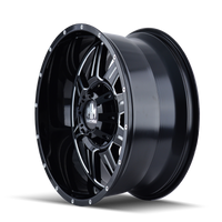 Mayhem 8100 Monstir 22x10 / 6x135 BP / -19mm Offset / 106mm Hub Black w/ Milled Spokes Wheel