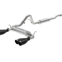 aFe Vulcan Series 2.5in 304SS Cat-Back Exhaust 07-18 Jeep Wrangler (JK) V6-3.6/3.8L w/ Black Tips