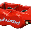 Wilwood Caliper-Forged DynaliteI-Red 1.12in Pistons .81in Disc