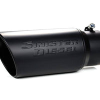 Sinister Diesel Universal Black Ceramic Coated Stainless Steel Exhaust Tip (4in to 5in)