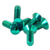 NRG Steering Wheel Screw Upgrade Kit (Conical) - Green