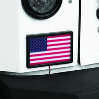 Kuryakyn Freedom Flag LED 4in X 6in Black