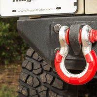 Rugged Ridge Red 3/4in D-Ring Isolator Kit