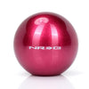 NRG Fushia Sparkly Painted Titanium Round Shifter Heavy Weight