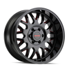 Mayhem 8110 Tripwire 20x10 / 6x135 BP / -19mm Offset / 87.1mm Hub Black w/ Prism Red Wheel