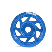 Perrin 93-11 Subaru Impreza / 02-14 WRX / 04-21 STI EJ Crank Pulley - Blue (w/AC)