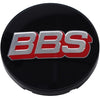 BBS Center Cap 56mm Black/Silver/Red