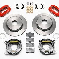 Wilwood Forged Dynalite P/S Park Brake Kit Red Big Ford 2.36in Offset Currie Blank