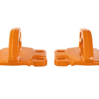 Ford Racing 2021+ Bronco Front Bumper Tow Hooks - Orange (Pair)