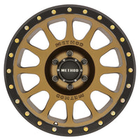 Method MR305 NV 17x8.5 0mm Offset 6x135 94mm CB Method Bronze/Black Street Loc Wheel