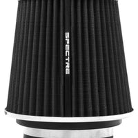 Spectre Adjustable Conical Air Filter 5-1/2in. Tall (Fits 3in. / 3-1/2in. / 4in. Tubes) - Black