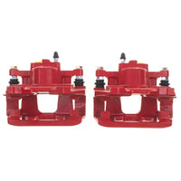 Power Stop 07-18 Jeep Wrangler JK Rear Red Caliper Pair w/Bracket