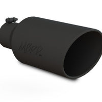 MBRP Universal Exhaust Tip 7in O.D. Rolled End 4in Inlet 18in Length - Black