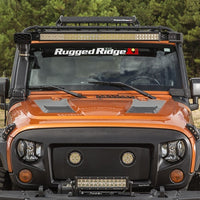 Rugged Ridge 07-18 Jeep Wrangler JK Elite Fast Track Windshield Light Bar Mount w/ Crossbar