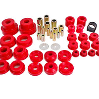 BMR 10-13 5th Gen Camaro Pro Version Total Suspension Bushing Kit (BK030/BK021/BK022) - Black/Red