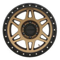 Method MR312 17x9 -12mm Offset 6x5.5 106.25mm CB Method Bronze/Black Street Loc Wheel