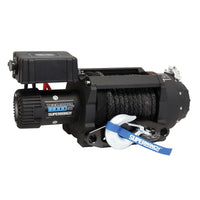 Superwinch 18000 LBS 12V DC 33/64in x 79 ft Synthetic Rope Tiger Shark 18000SR Winch