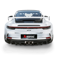 Akrapovic 21-22 Porsche 911 GT3/GT3 RS (992) Slip-On Race Line (Titanium) w/Titanium Tips