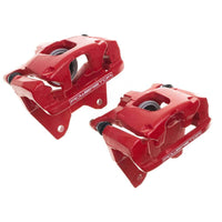 Power Stop 07-18 Jeep Wrangler JK Rear Red Caliper Pair w/Bracket